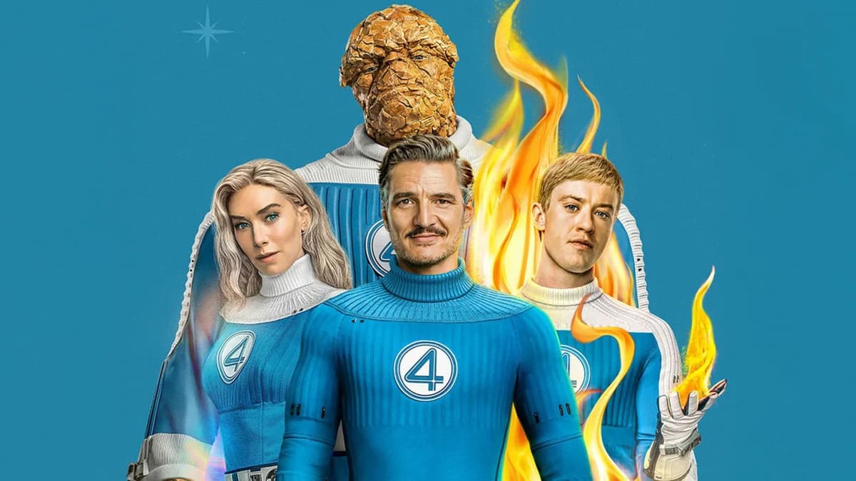 The Fantastic Four posing together.