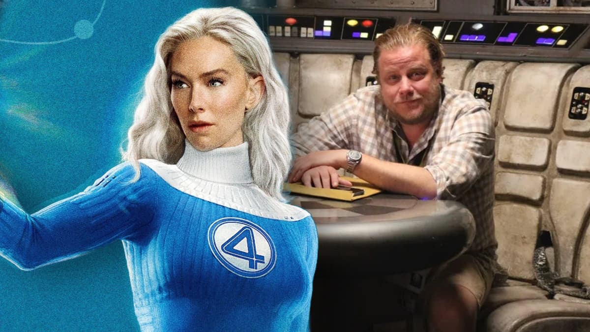 Sue Storm in Fantastic Four and Jamie Christopher on a Star Wars set