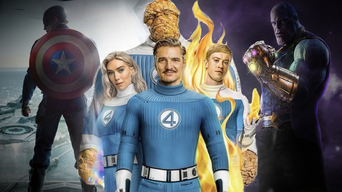 Captain America, the Fantastic Four, Thanos
